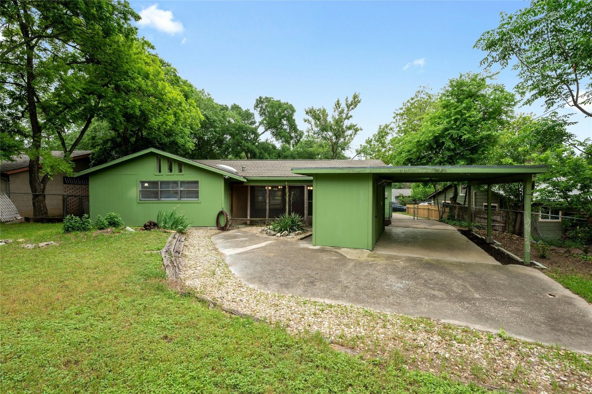 4906 Sylvandale Drive Austin, TX 78745 - Photo 26 of 28 a front view of house with yard and green space