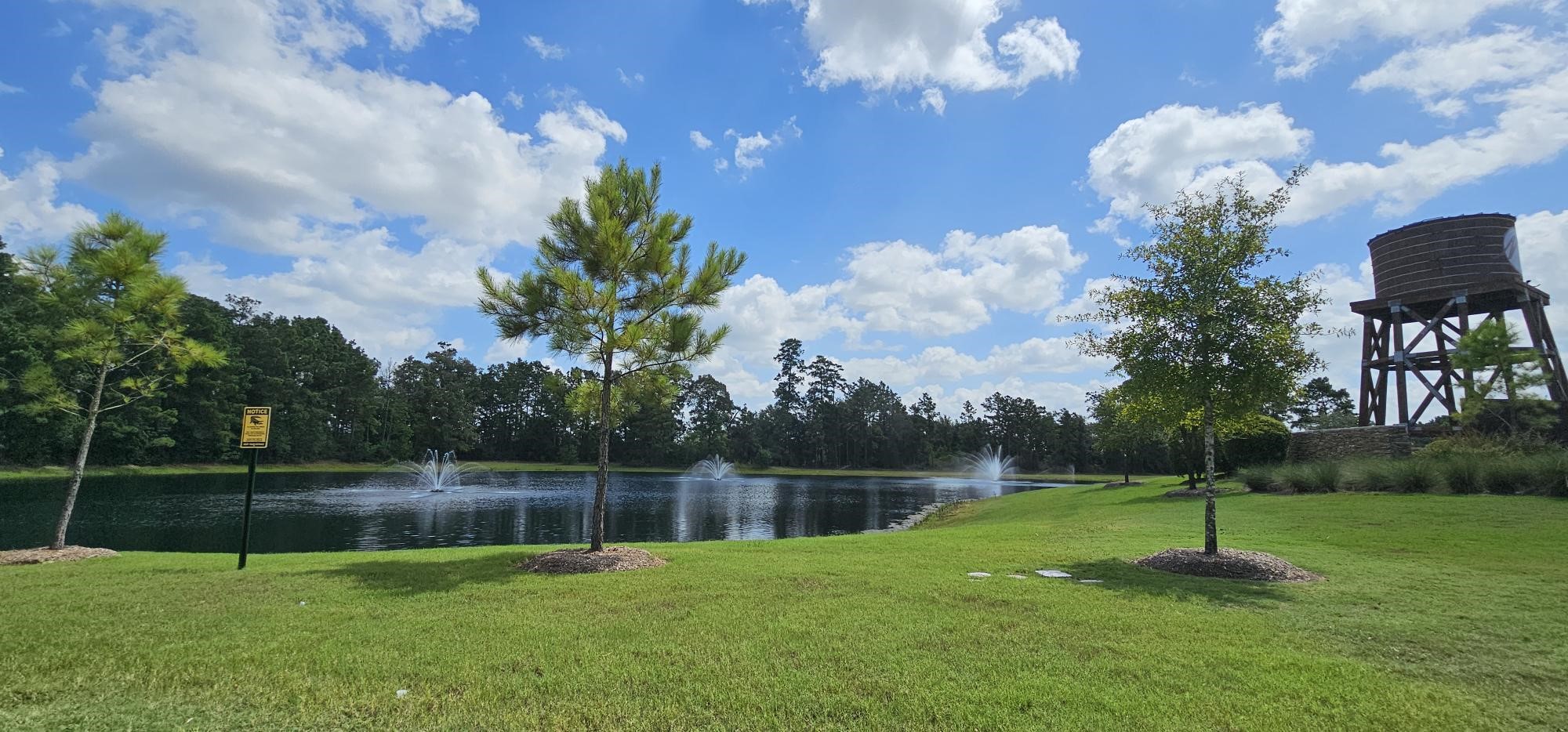 15000 Rustic Moon Road Conroe, TX 77302 - Photo 31 of 35 Entry Lake at Mavera as your drive into your new neighborhood