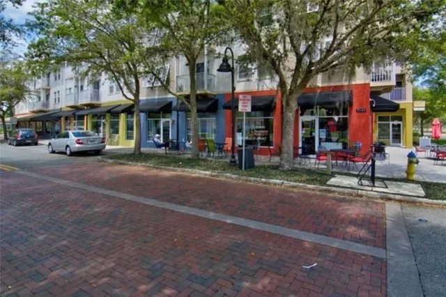 an outdoor view of the garden