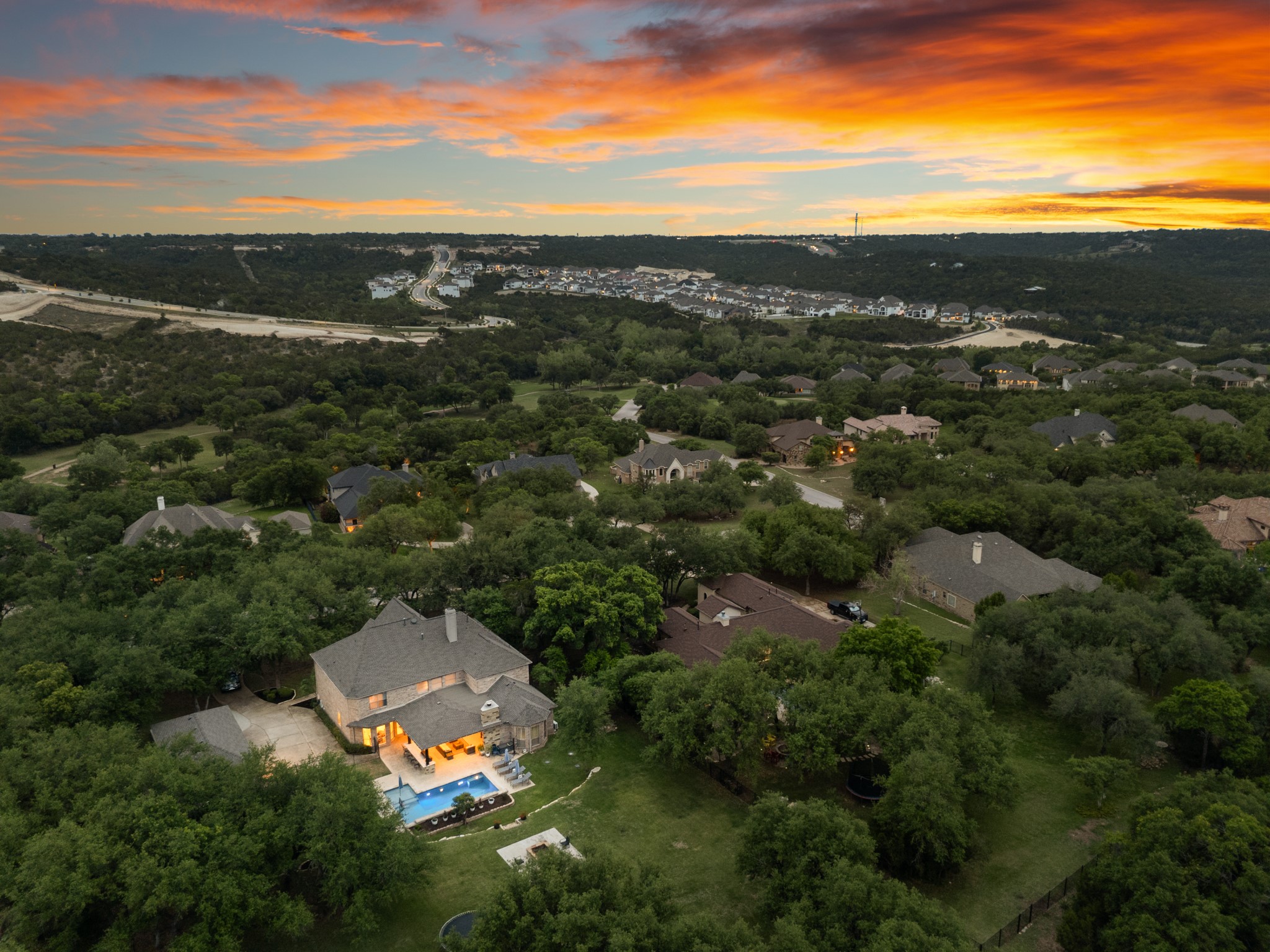 3609 Goodnight Trail Leander, TX 78641 - Photo 31 of 39 an aerial view of a city