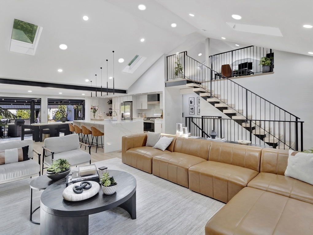 15 Appleton Street Saugus, MA 01906 - Photo 21 of 41 a living room with furniture kitchen view and wood floor
