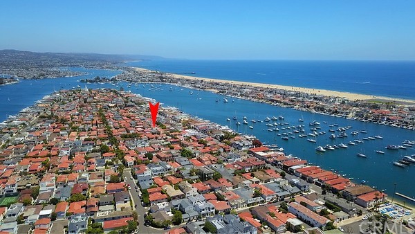 119 Via Nice Newport Beach, CA 92663 - Photo 30 of 30 an aerial view of beach and ocean