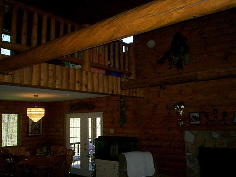 233 Davis Road Aliquippa, PA 15001 - Photo 8 of 14 Family Room. beams are exposed in the familyroom for easy viewing from the loft