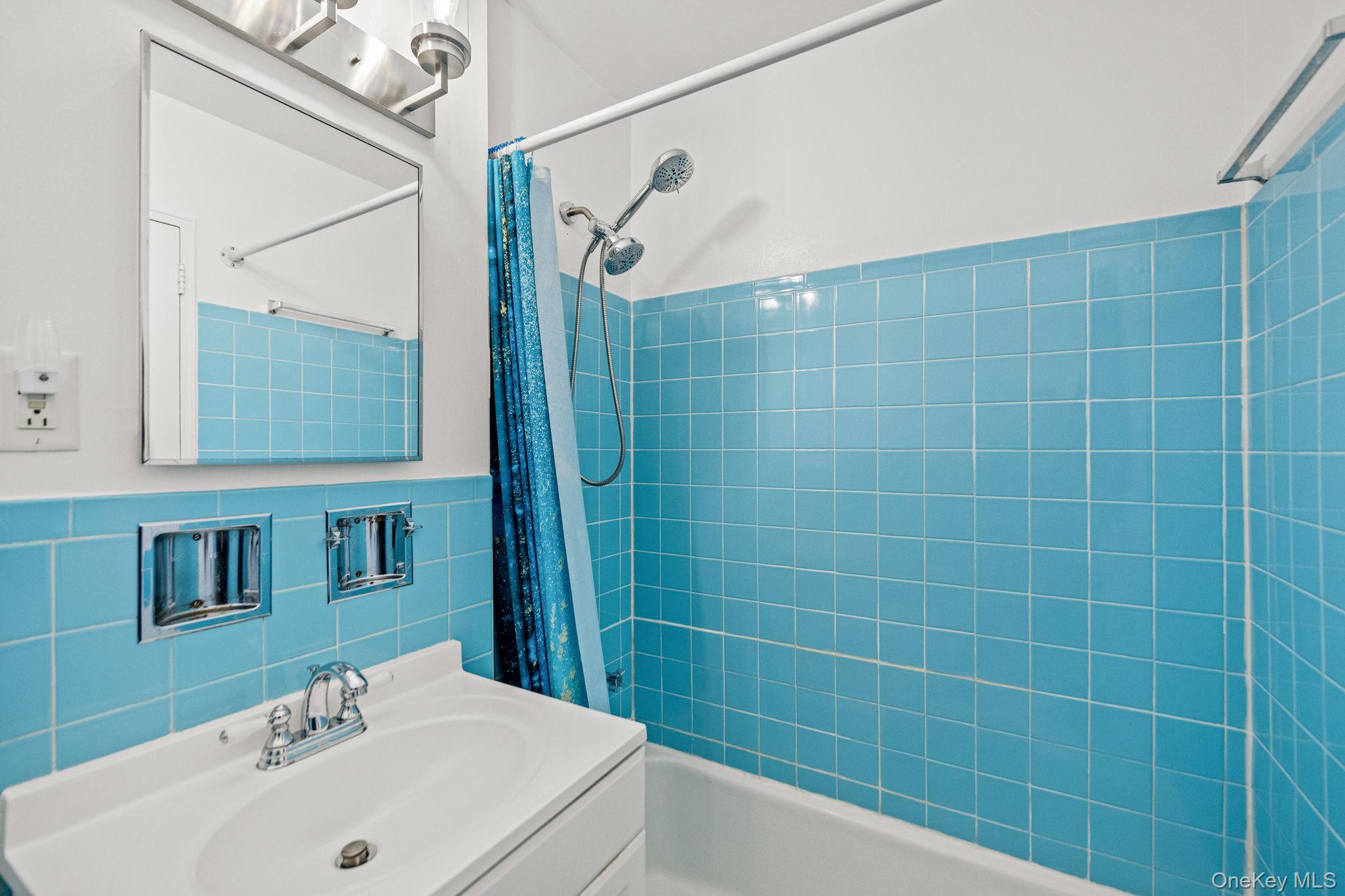 9 Geneva Road, Unit 9 Ossining, NY 10562 - Photo 21 of 26 a bathroom with a sink a shower and a mirror