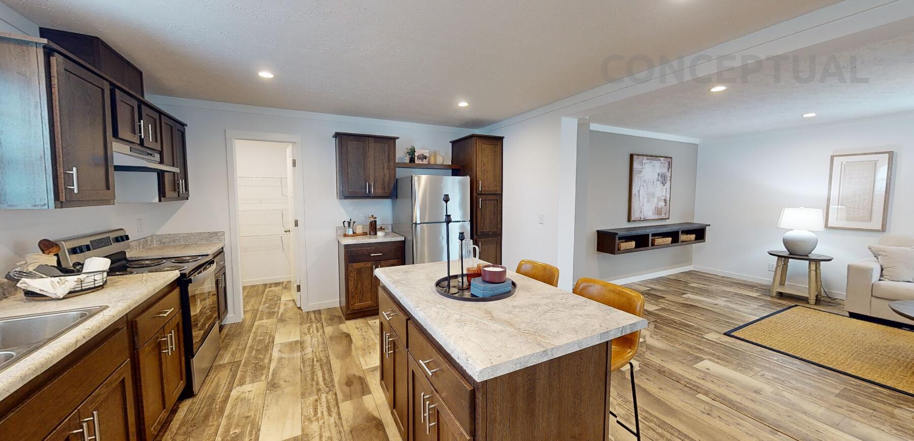 348 Bluebird Trail, Unit LOT 1A1 St. George, SC 29477 - Photo 5 of 15 Kitchen_Island_Over