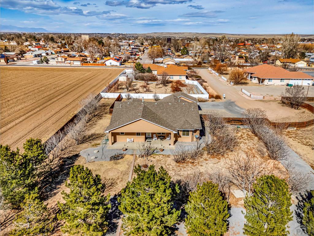 2064 Iris Road Pueblo, CO 81006 - Photo 46 of 56 an aerial view of a house