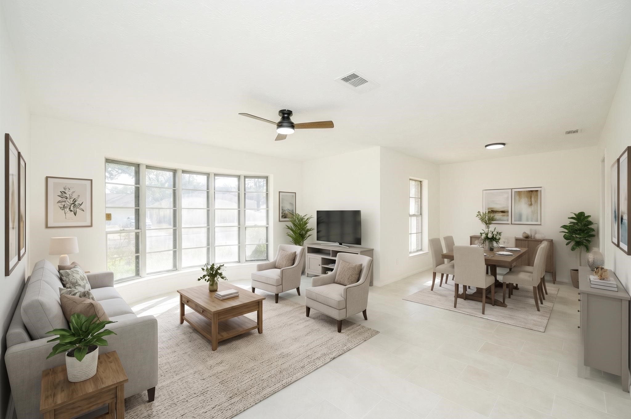 4307 Sloangate Drive Spring, TX 77373 - Photo 5 of 33 Virtually staged living/dining or study.