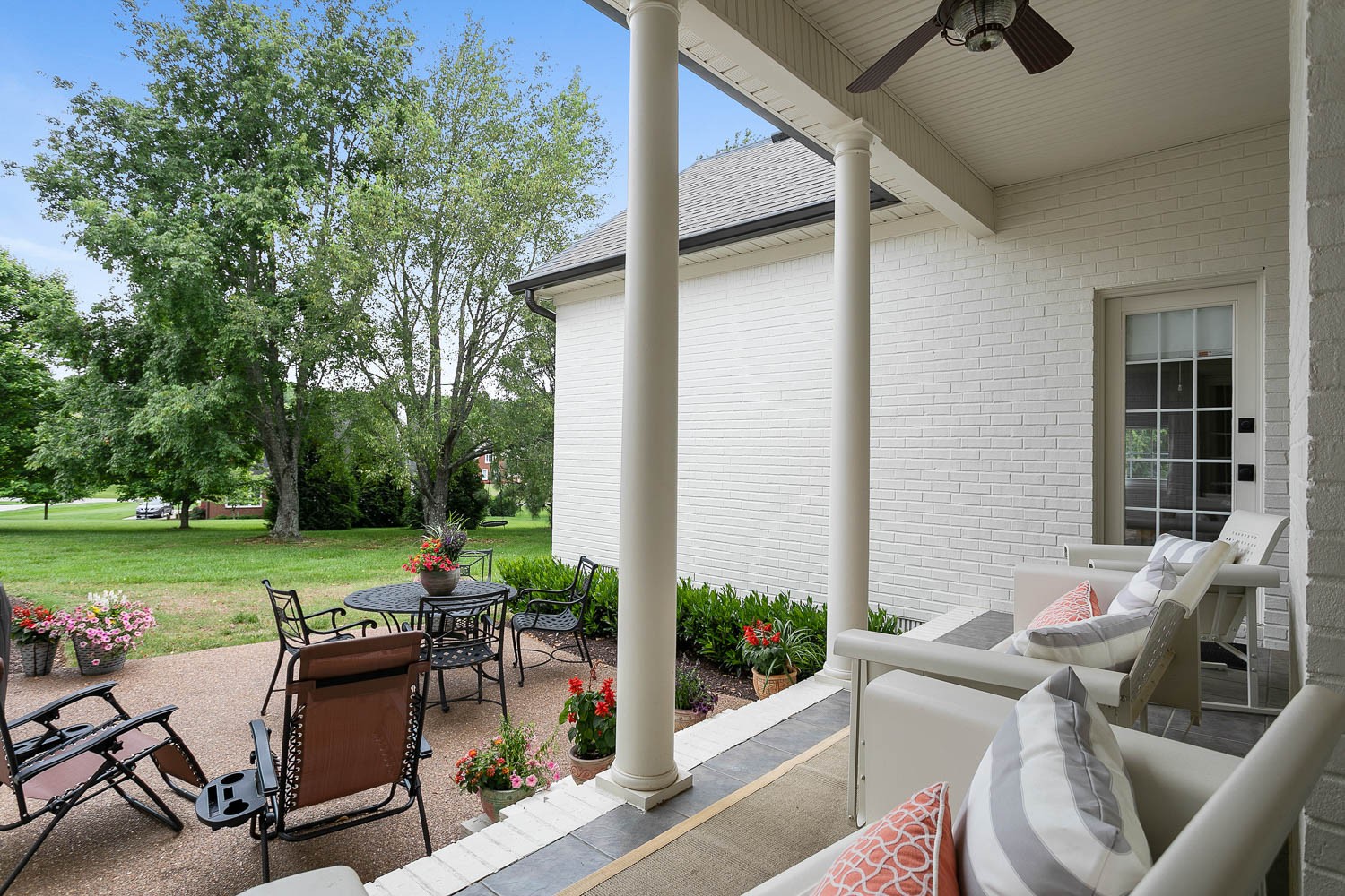 1479 Ridley Drive Franklin, TN 37064 - Photo 36 of 40 a view of a patio with chairs and a table