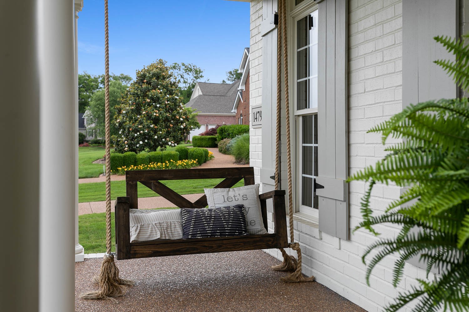 1479 Ridley Drive Franklin, TN 37064 - Photo 5 of 40 a view of a bedroom with a balcony and plants