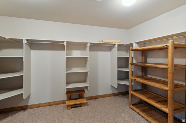 755 South Zion Ridge Drive Orderville, UT 84758 - Photo 69 of 84 Walk in closet with light carpet