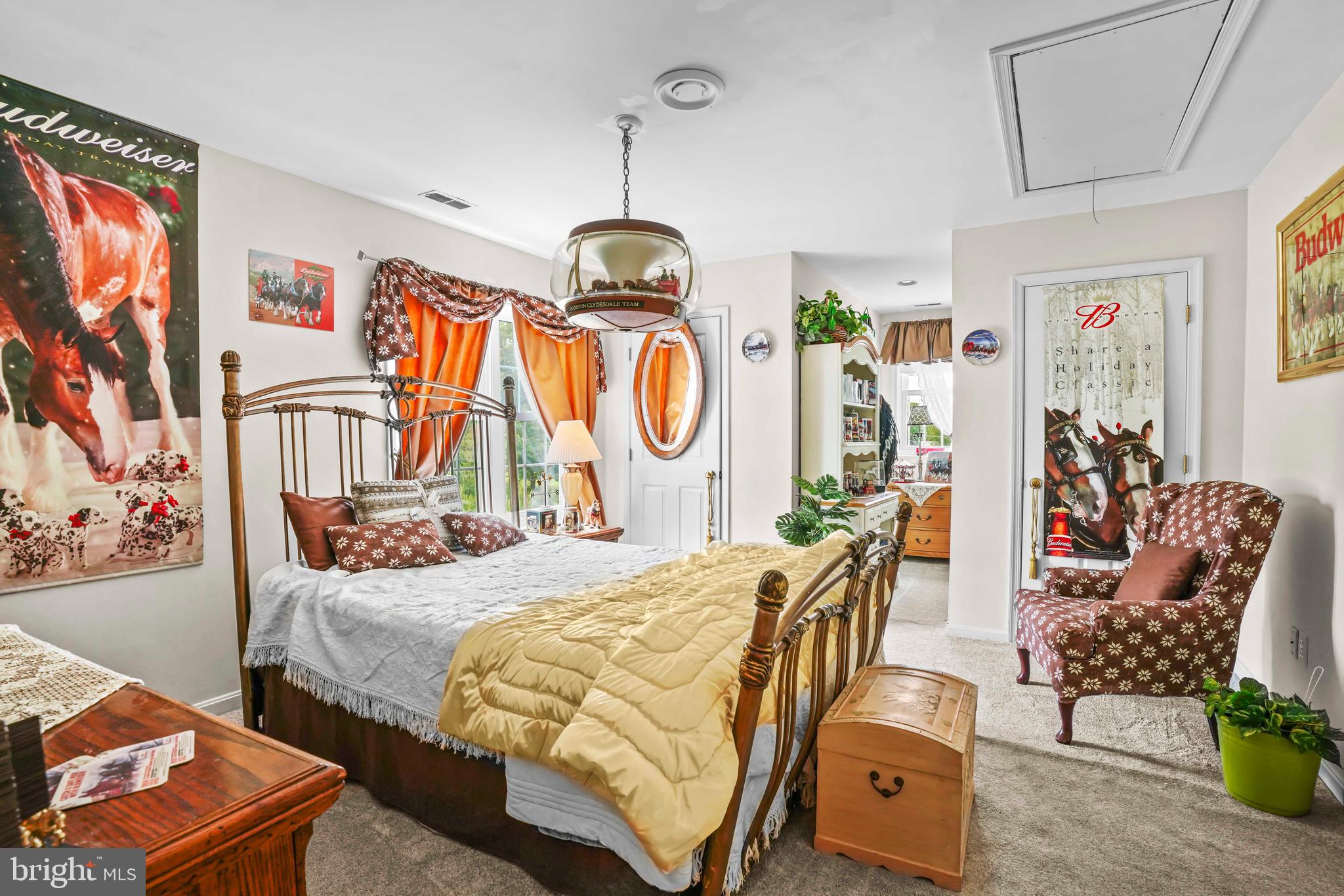 94 Friendship Road Friendship, MD 20758 - Photo 31 of 40 a bedroom with furniture and a flat screen tv