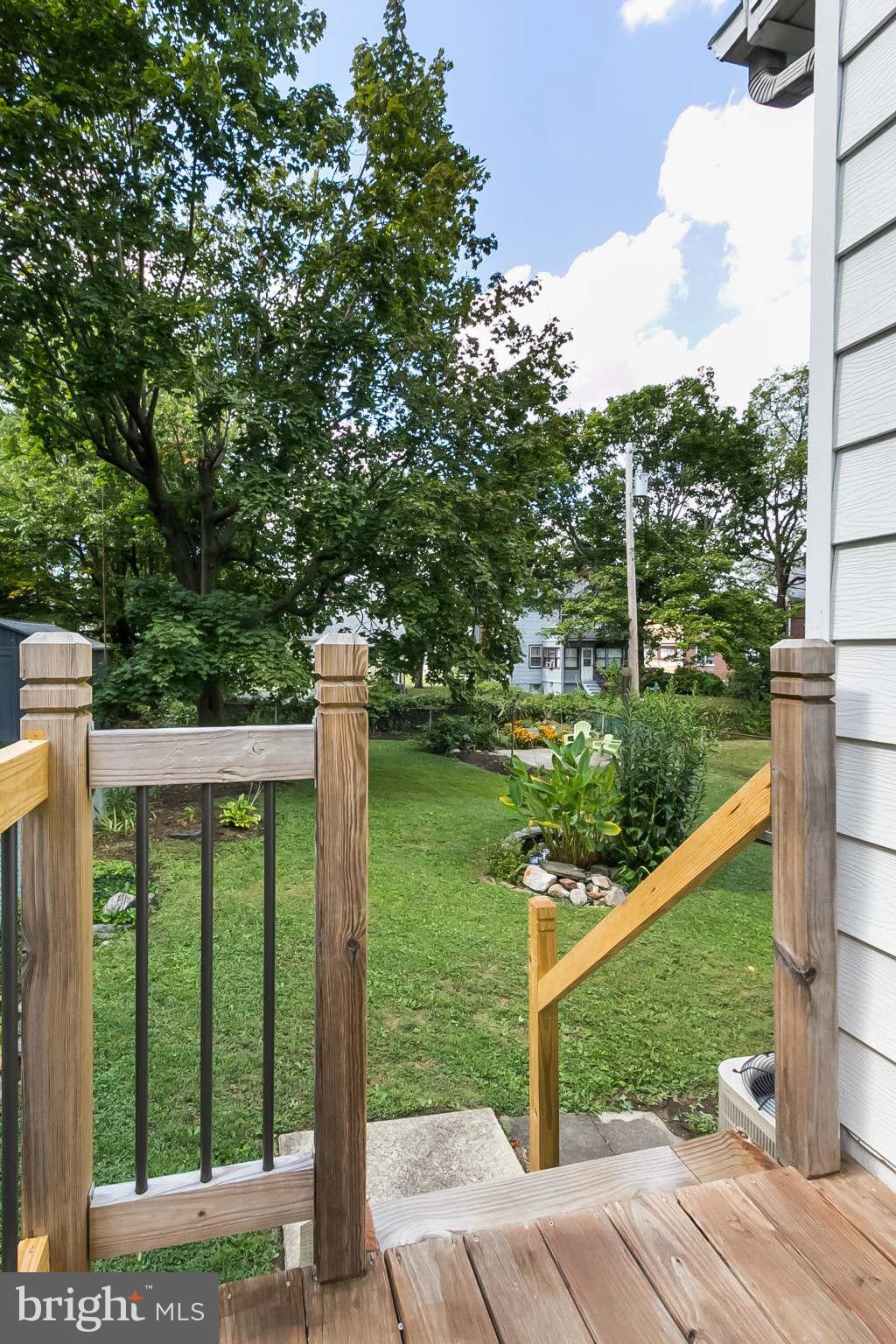 5506 Tramore Road Baltimore, MD 21214 - Photo 25 of 30 a view of a garden from a balcony