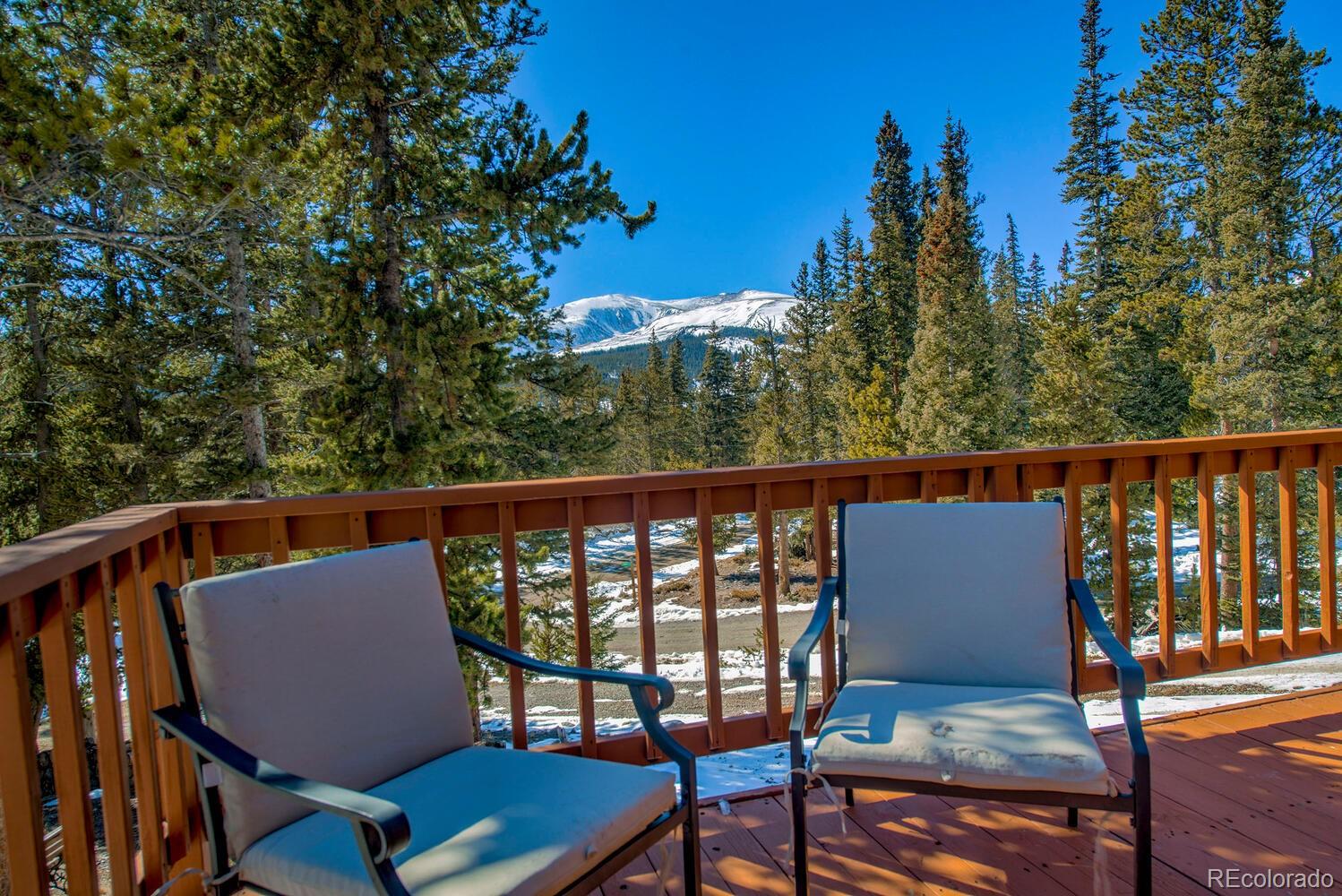 394 Co Road Fairplay, CO 80440 - Photo 37 of 46 a view of a chair and table in the balcony