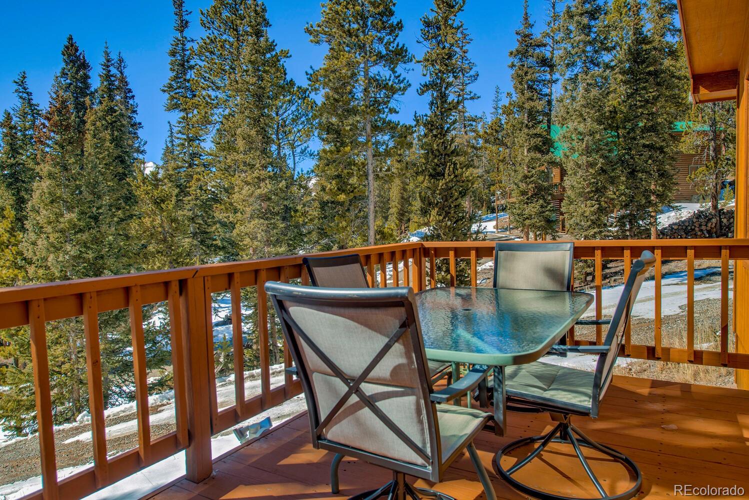394 Co Road Fairplay, CO 80440 - Photo 38 of 46 a view of a chairs and table on the deck