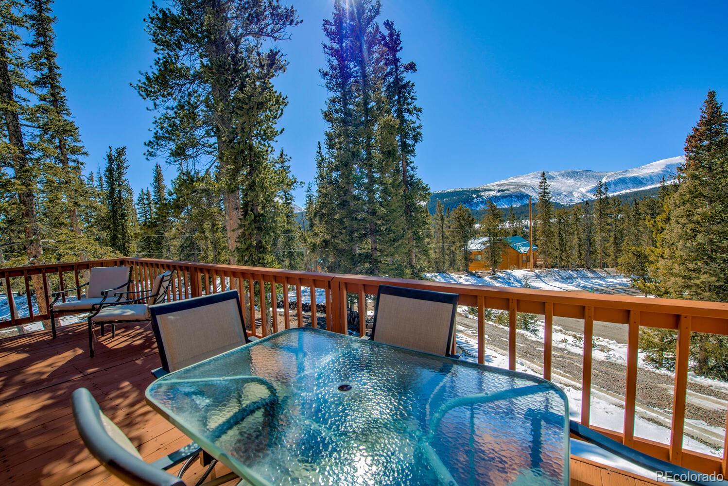 394 Co Road Fairplay, CO 80440 - Photo 39 of 46 a view of a balcony with two chairs