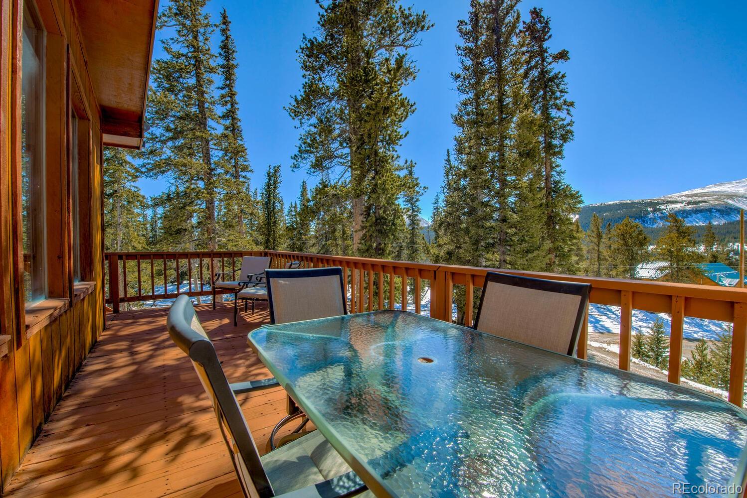 394 Co Road Fairplay, CO 80440 - Photo 42 of 46 swimming view from a balcony with outdoor seating