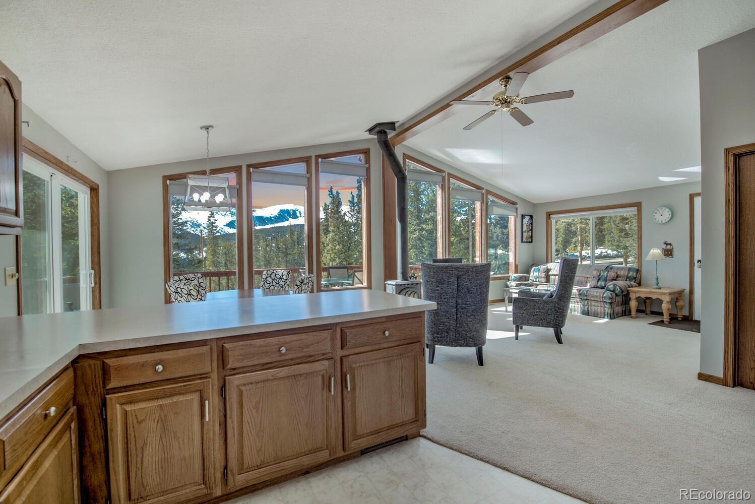 394 Co Road Fairplay, CO 80440 - Photo 8 of 46 a very nice looking room with a large window and furniture