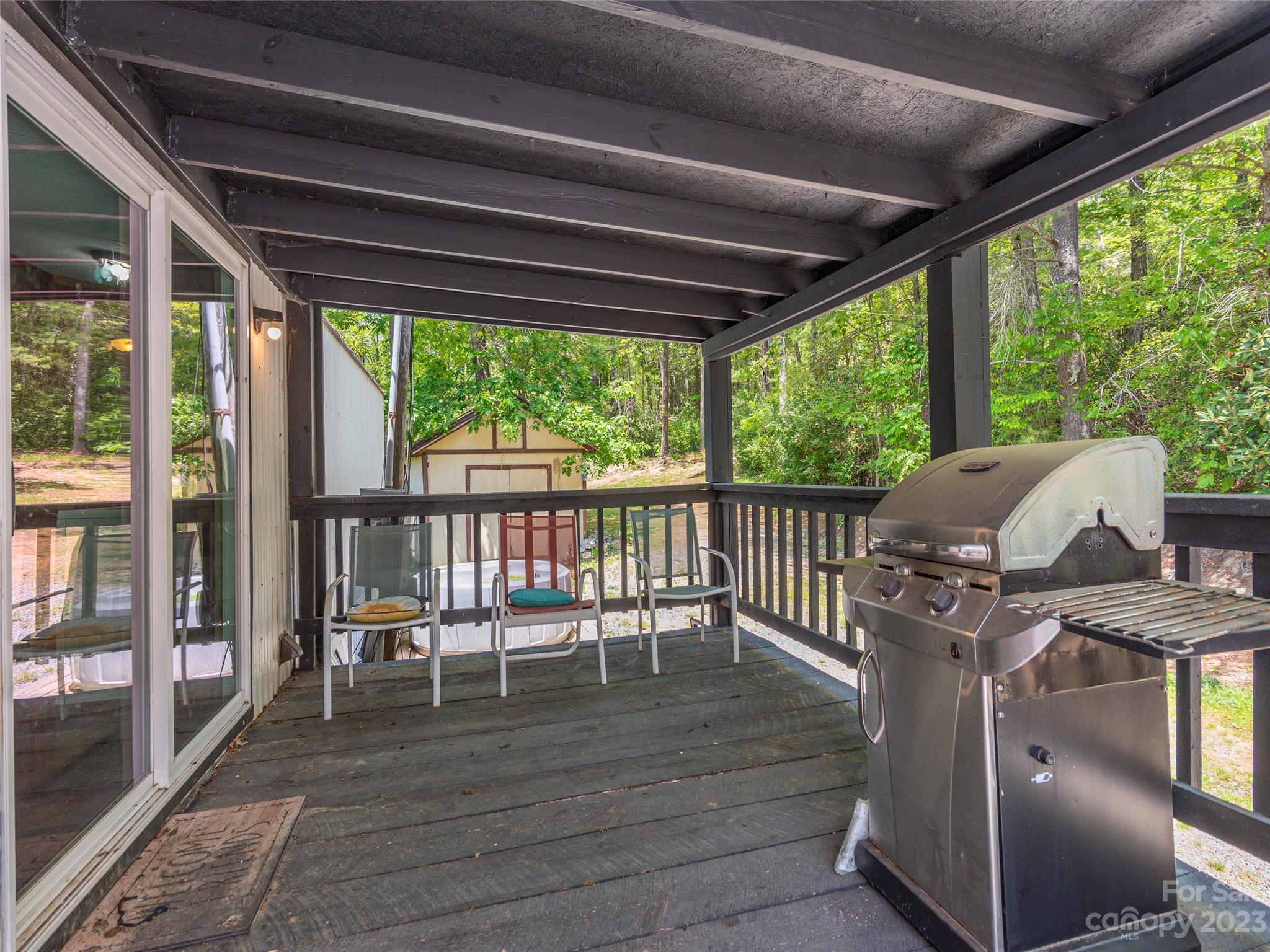 18 Autumn Mist Drive Fairview, NC 28730 - Photo 15 of 22 a view of a patio with wooden floor