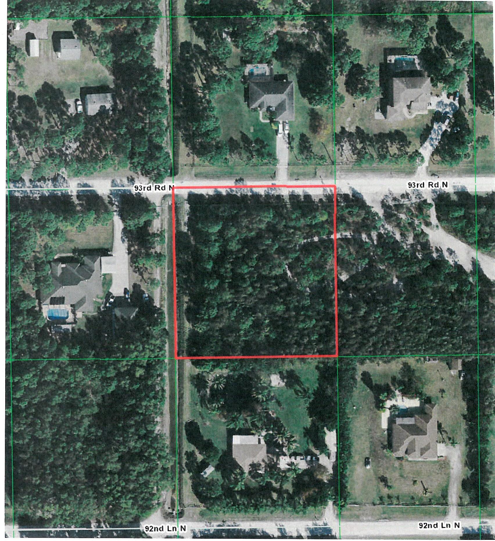 Lot 93rd 93rd Road North Loxahatchee, FL 33470 - Photo 2 of 2 93rd lot with surrounding lots