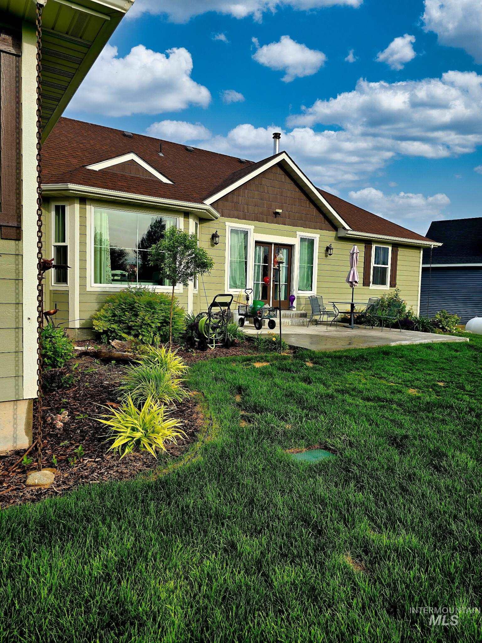 515 School Street Albion, ID 83311 - Photo 24 of 30 View of front facade with a patio area and a front yard