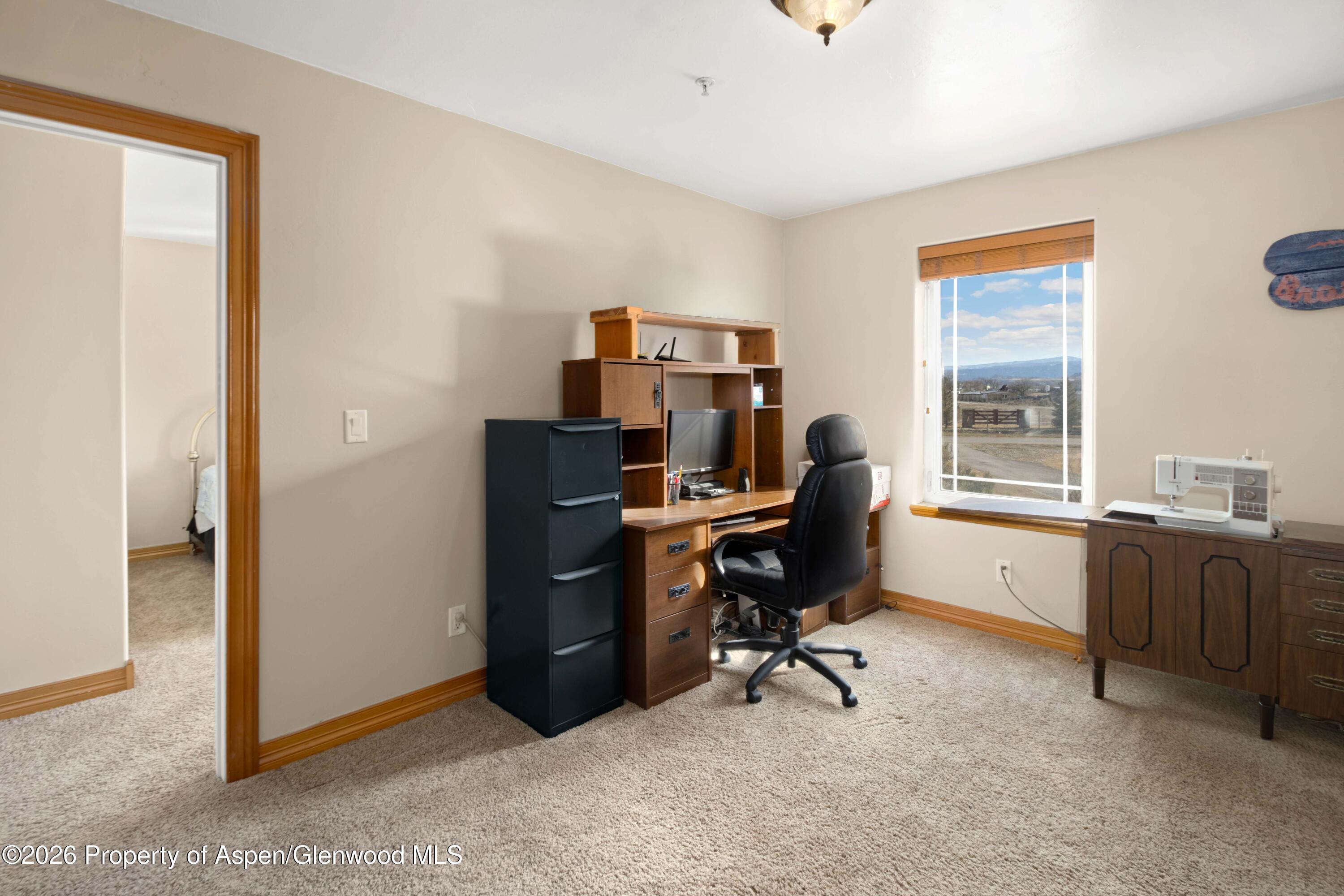 83 Native Springs Drive Rifle, CO 81650 - Photo 18 of 31 a view of a workspace with furniture and a window