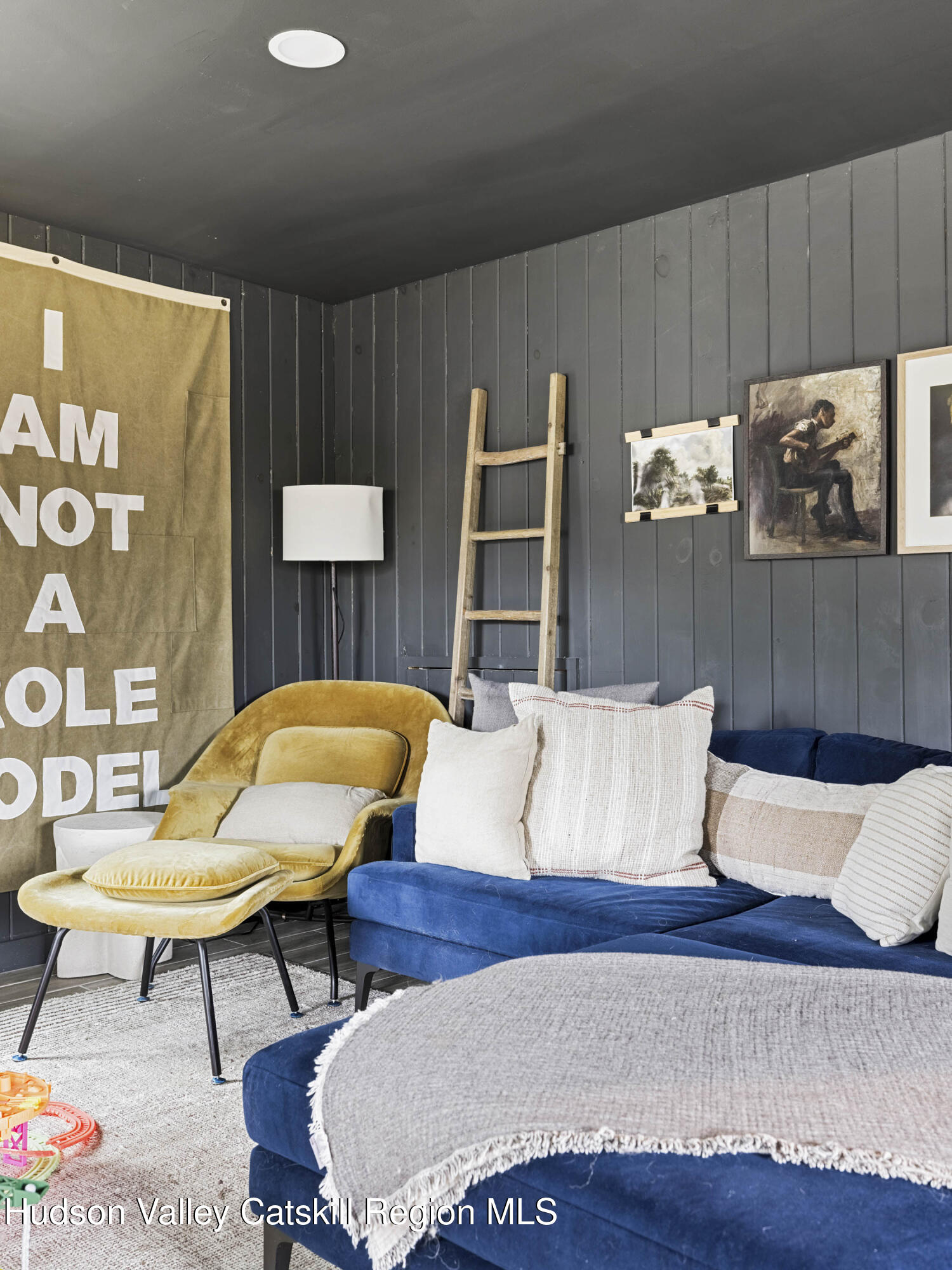 85 Bobillen Road Jewett, NY 12444 - Photo 36 of 59 a living room with furniture and a rug