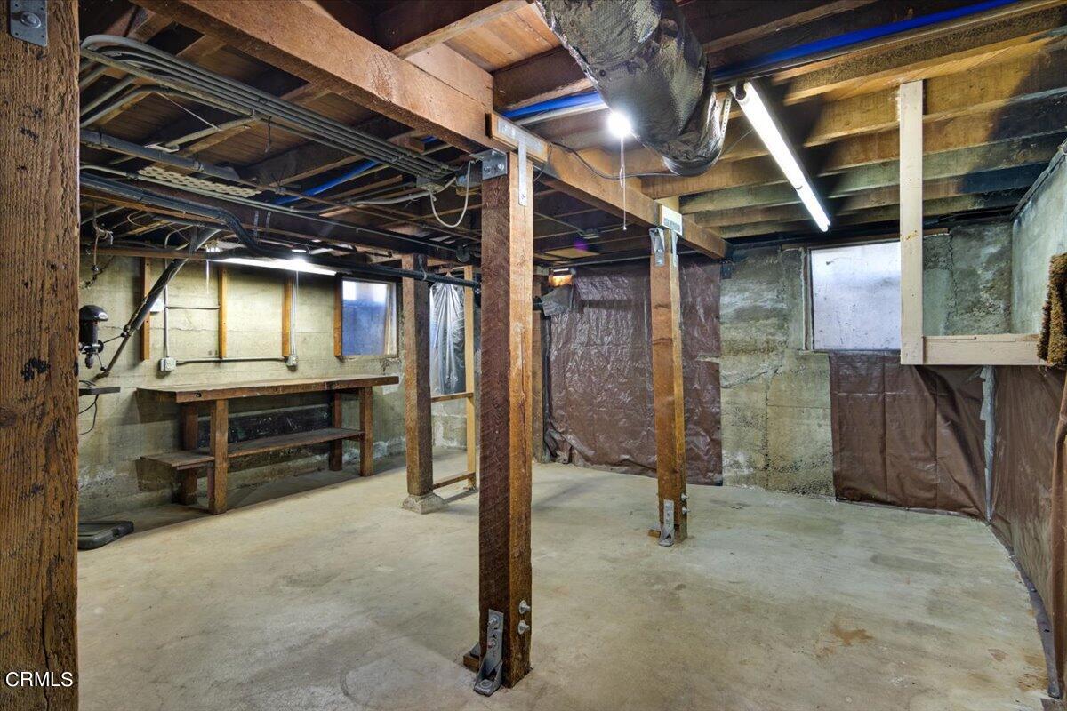 1136 East Rio Grande Street Pasadena, CA 91104 - Photo 26 of 30 a view of an empty room with wooden walls
