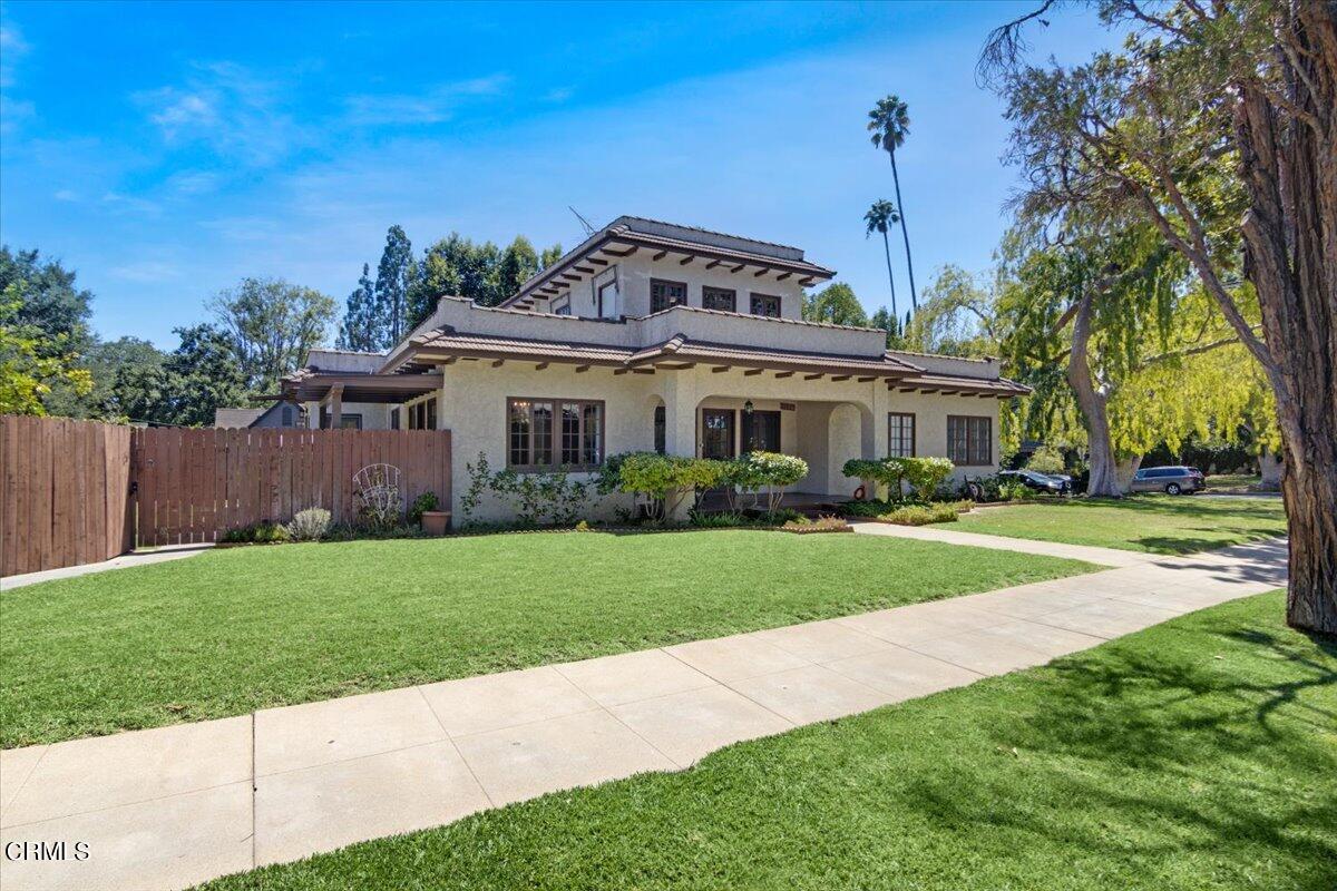 1136 East Rio Grande Street Pasadena, CA 91104 - Photo 6 of 30 a front view of a house with a yard