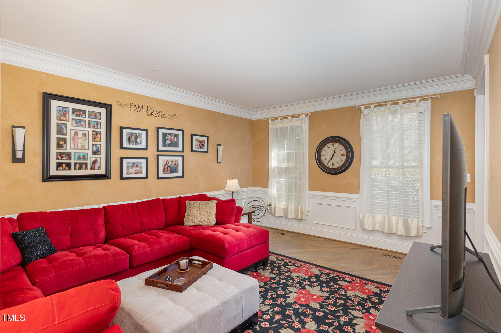 10841 Round Brook Circle Raleigh, NC 27617 - Photo 9 of 44 a living room with furniture and a window