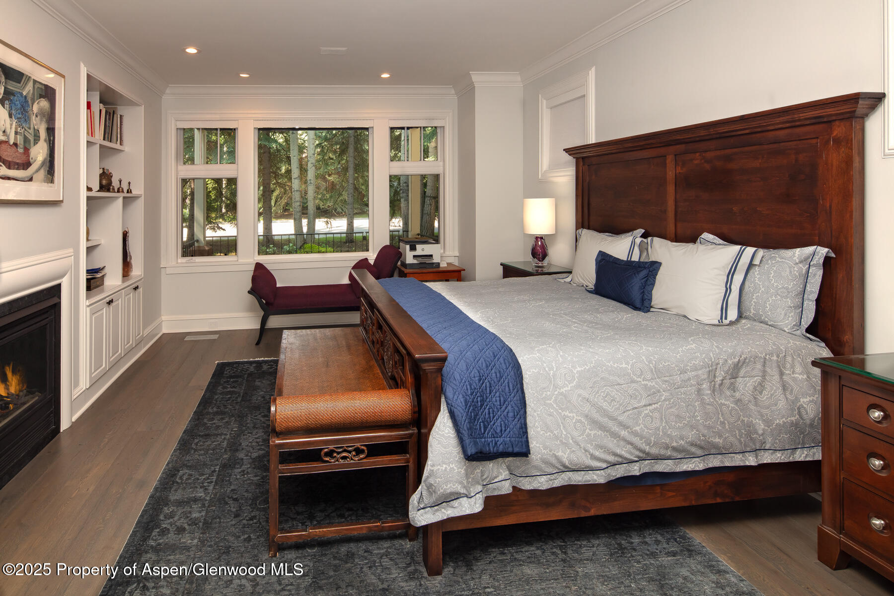 205 North 6th Street Aspen, CO 81611 - Photo 15 of 29 a bedroom with a bed and large window