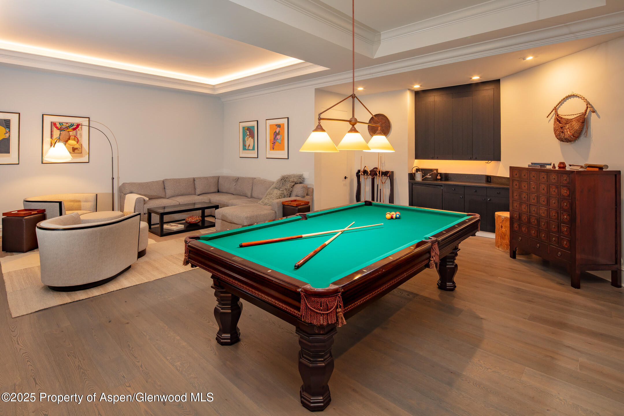 205 North 6th Street Aspen, CO 81611 - Photo 22 of 29 a room with pool tables and windows