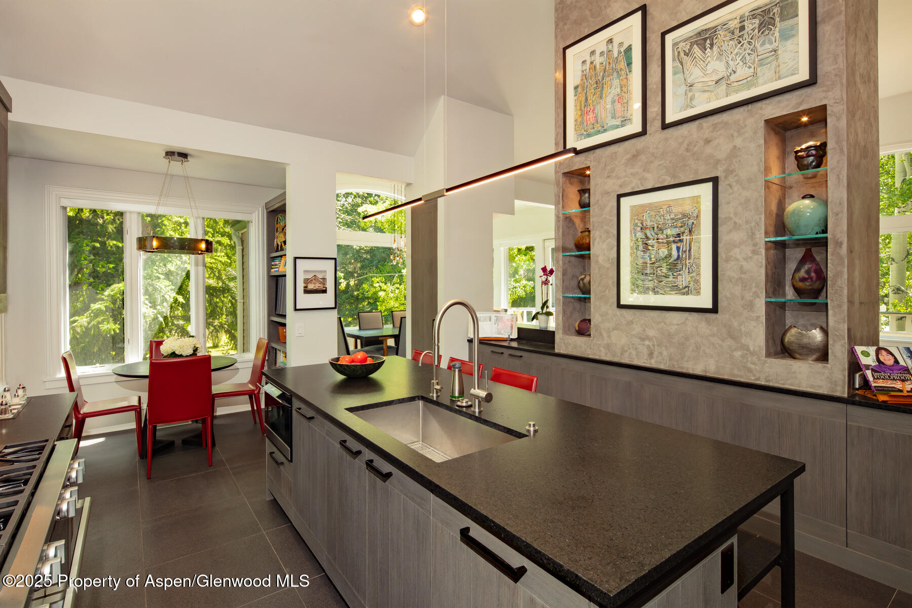 205 North 6th Street Aspen, CO 81611 - Photo 7 of 29 a room with furniture pool table table and a large window