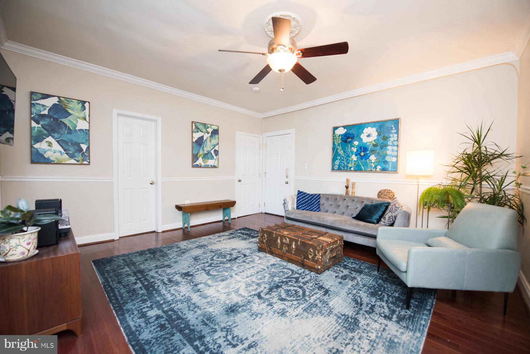 315 Evarts Street Northeast, Unit 109 Washington, DC 20002 - Photo 2 of 15 Crown Molding & Chair molding