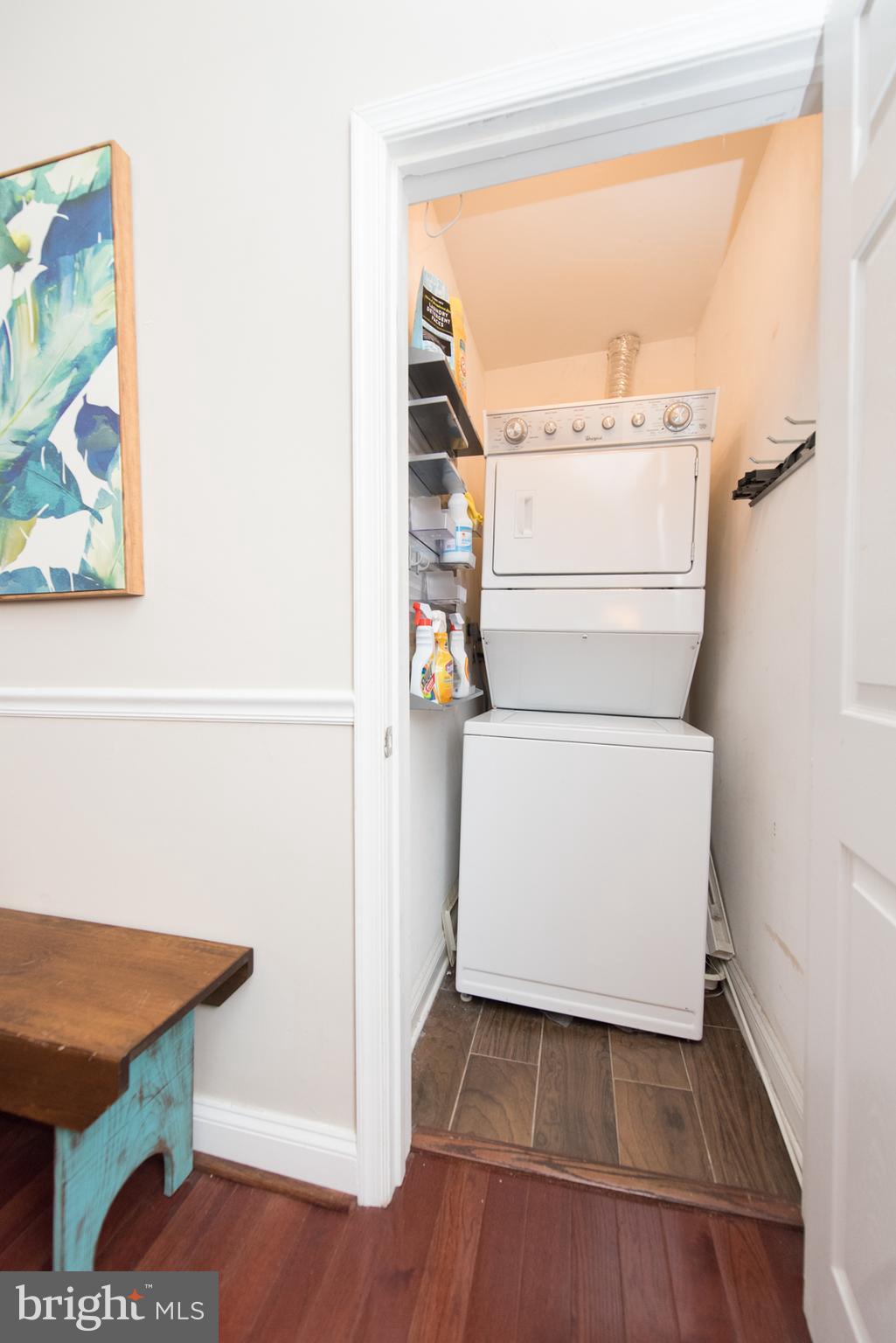 315 Evarts Street Northeast, Unit 109 Washington, DC 20002 - Photo 9 of 15 Washer and dryer in unit