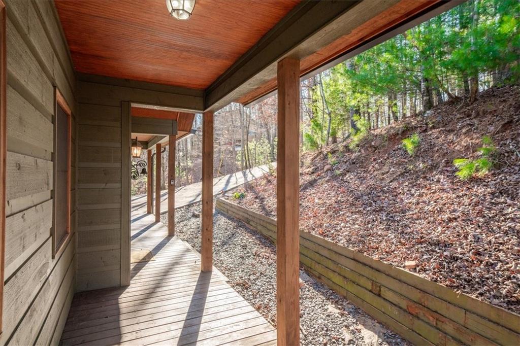 411 Gunite Circle Ellijay, GA 30540 - Photo 76 of 81 a view of balcony with wooden floor
