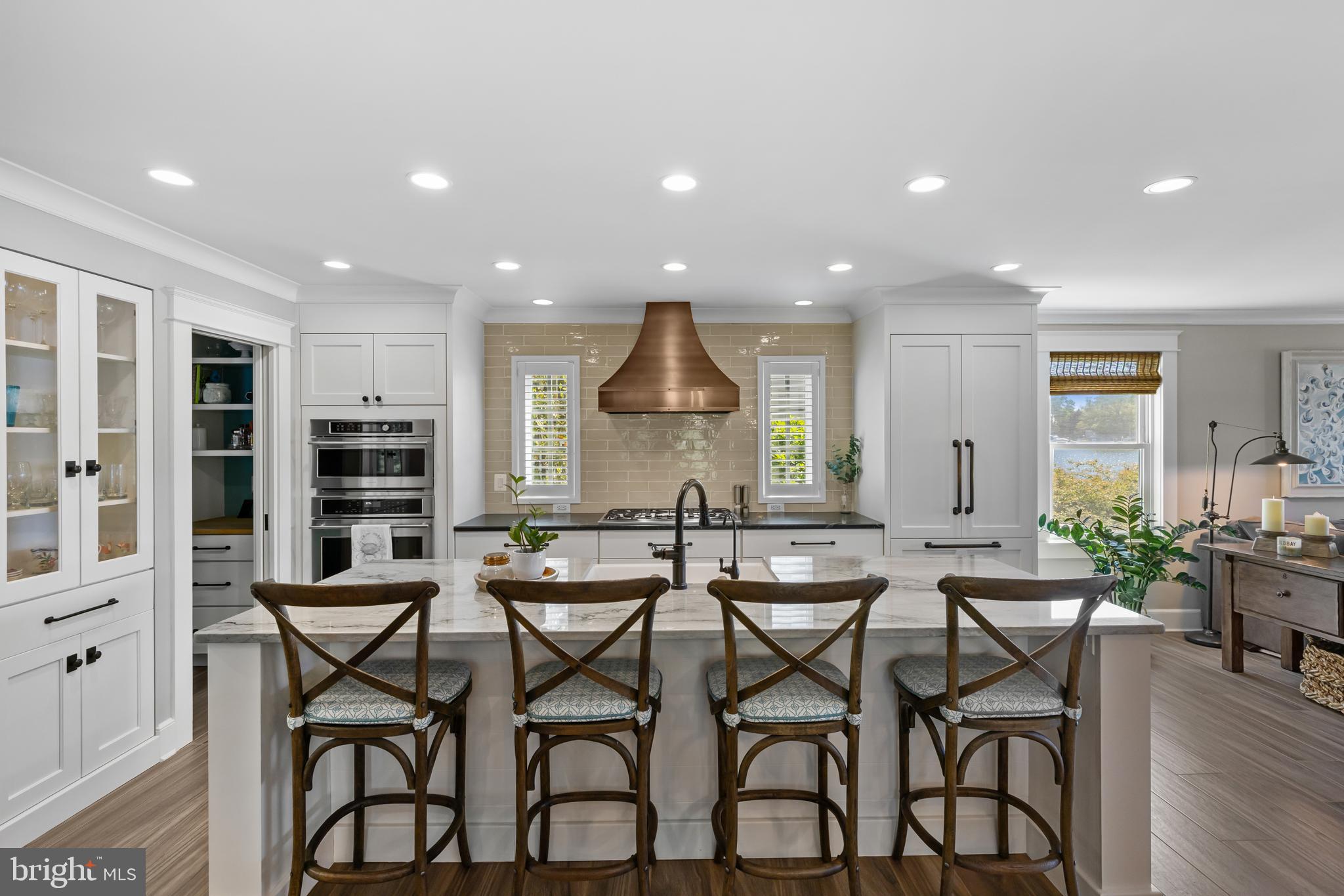 7989 East Riverside Drive Pasadena, MD 21122 - Photo 3 of 44 Custom White Cabinetry & Bosch Fridge