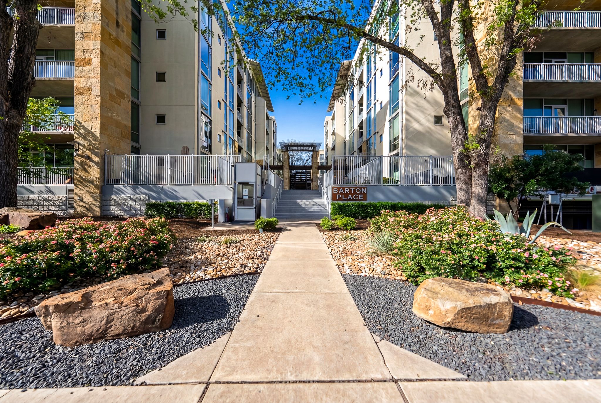 1600 Barton Springs Road, Unit 5108 Austin, TX 78704 - Photo 25 of 36 Community entrance off Toomey Rd.