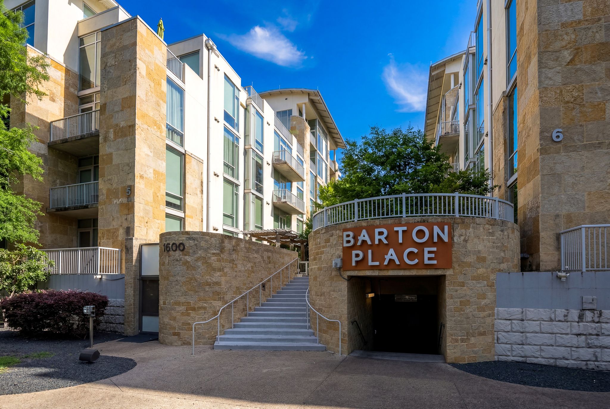 1600 Barton Springs Road, Unit 5108 Austin, TX 78704 - Photo 26 of 36 Community entrance off Barton Springs Rd.