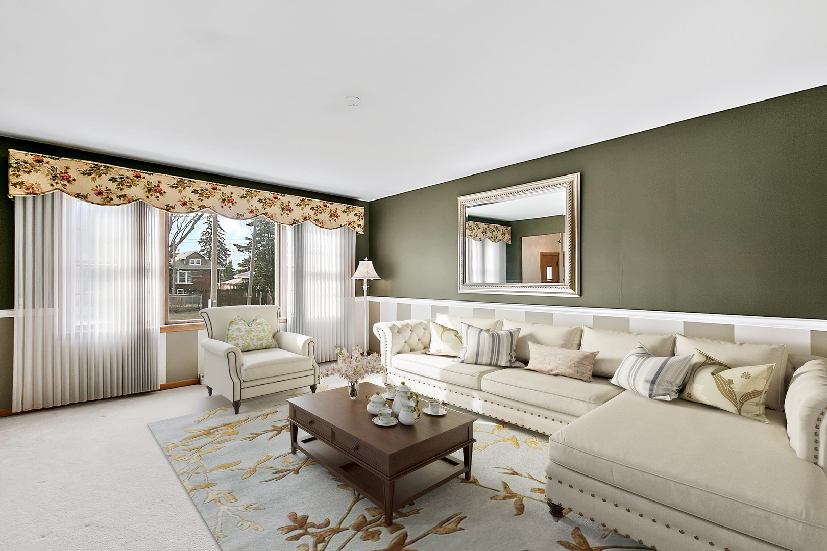 4031 Custer Avenue Lyons, IL 60534 - Photo 4 of 19 a living room with furniture and a large window