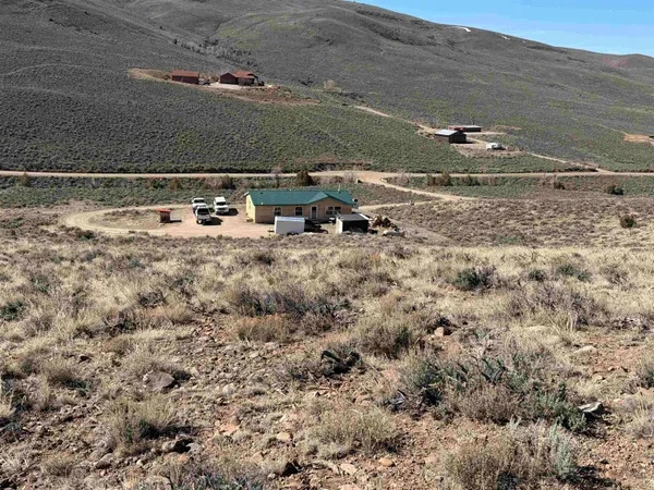 a view of an outdoor space and a mountain view