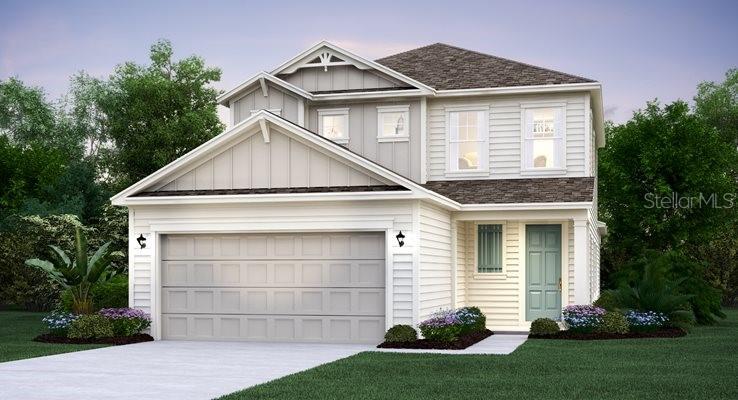 1990 Northwest 44th Court Road Ocala, FL 34482 - Photo 1 of 1 Artist's rendering; illustration purposes only; colors, features, and garage orientation will differ.