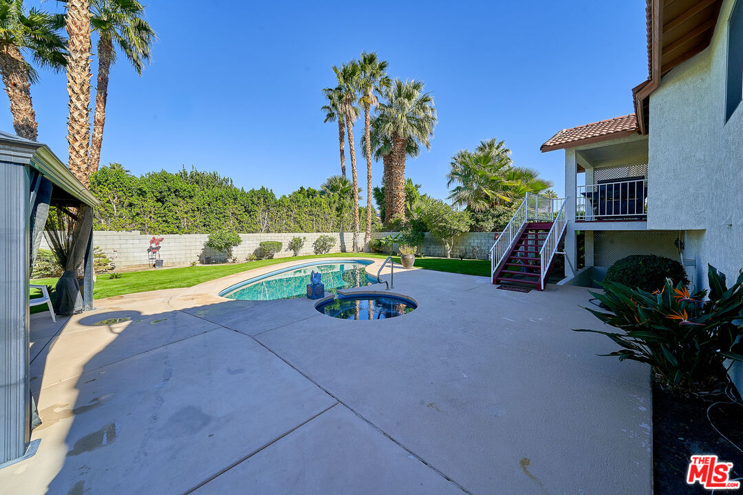 68920 Minerva Road Cathedral City, CA 92234 - Photo 24 of 49 a garden view with a seating space