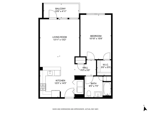 a picture of a bench in front of door