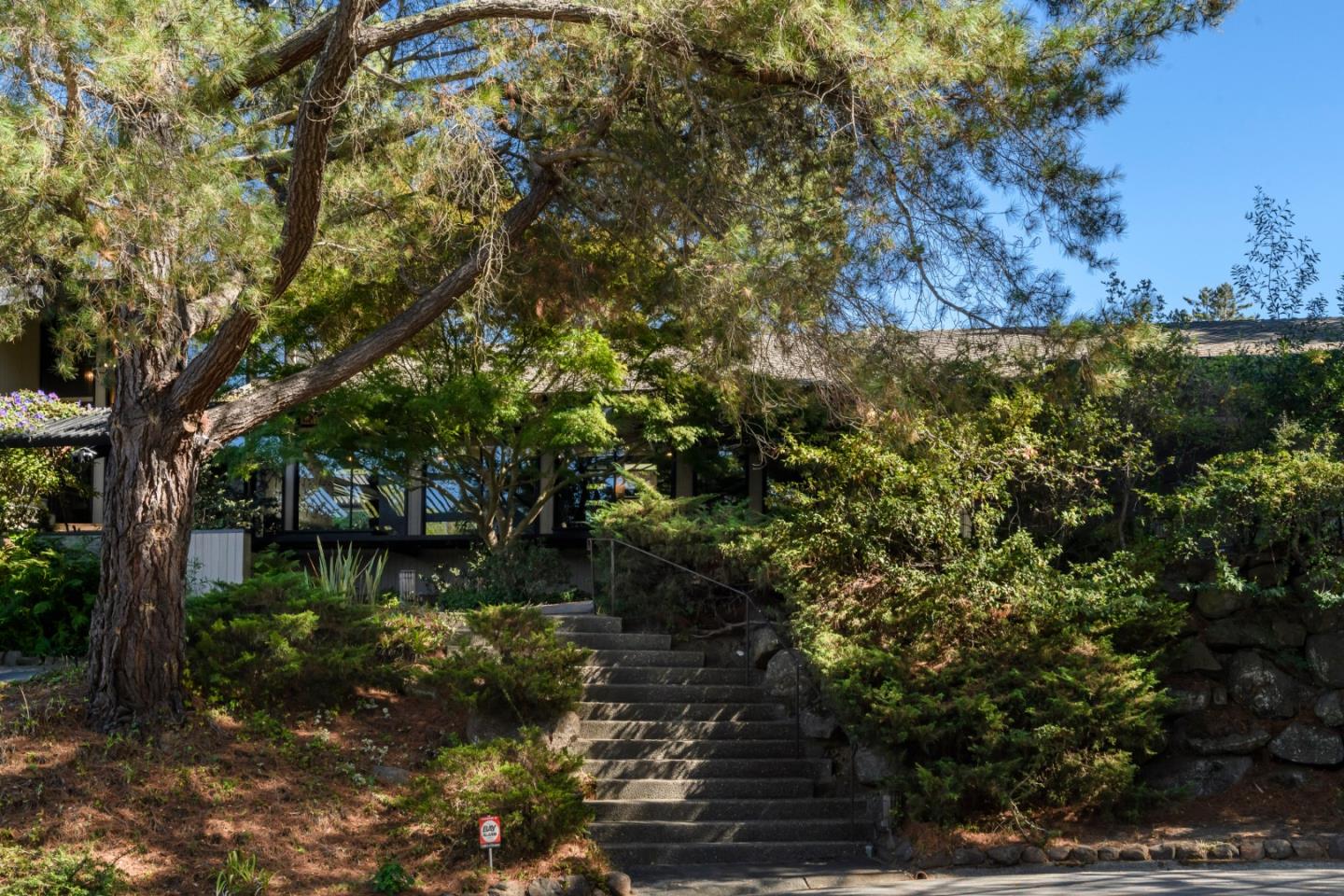333 Bridge Road Hillsborough, CA 94010 - Photo 3 of 38 a view of a lake with outdoor space