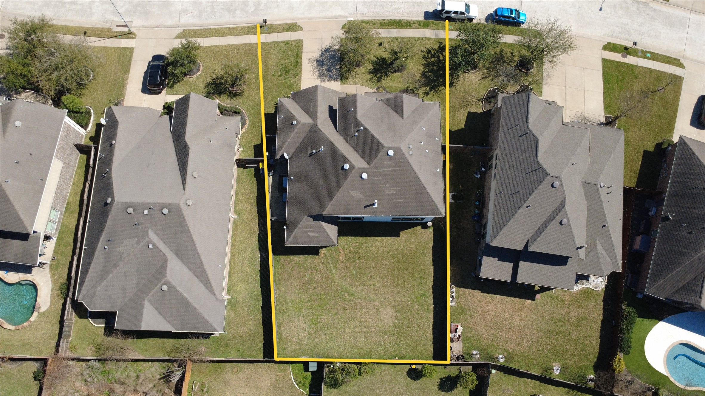 12602 Spellbrook Point Lane Tomball, TX 77377 - Photo 16 of 47 an aerial view of a residential houses