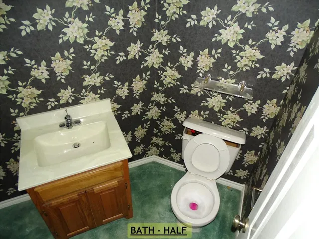 a view of a sink in a bathroom