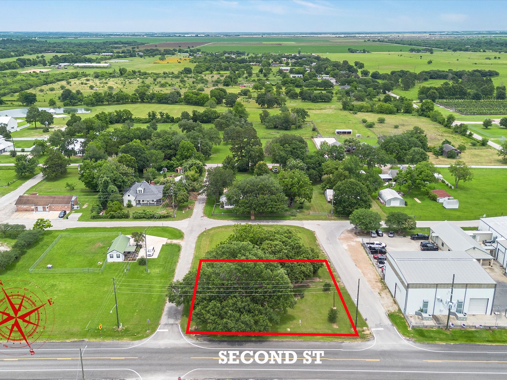 3310 2nd Street Pattison, TX 77423 - Photo 6 of 15 Aerial View Looking North-East towards more Homes