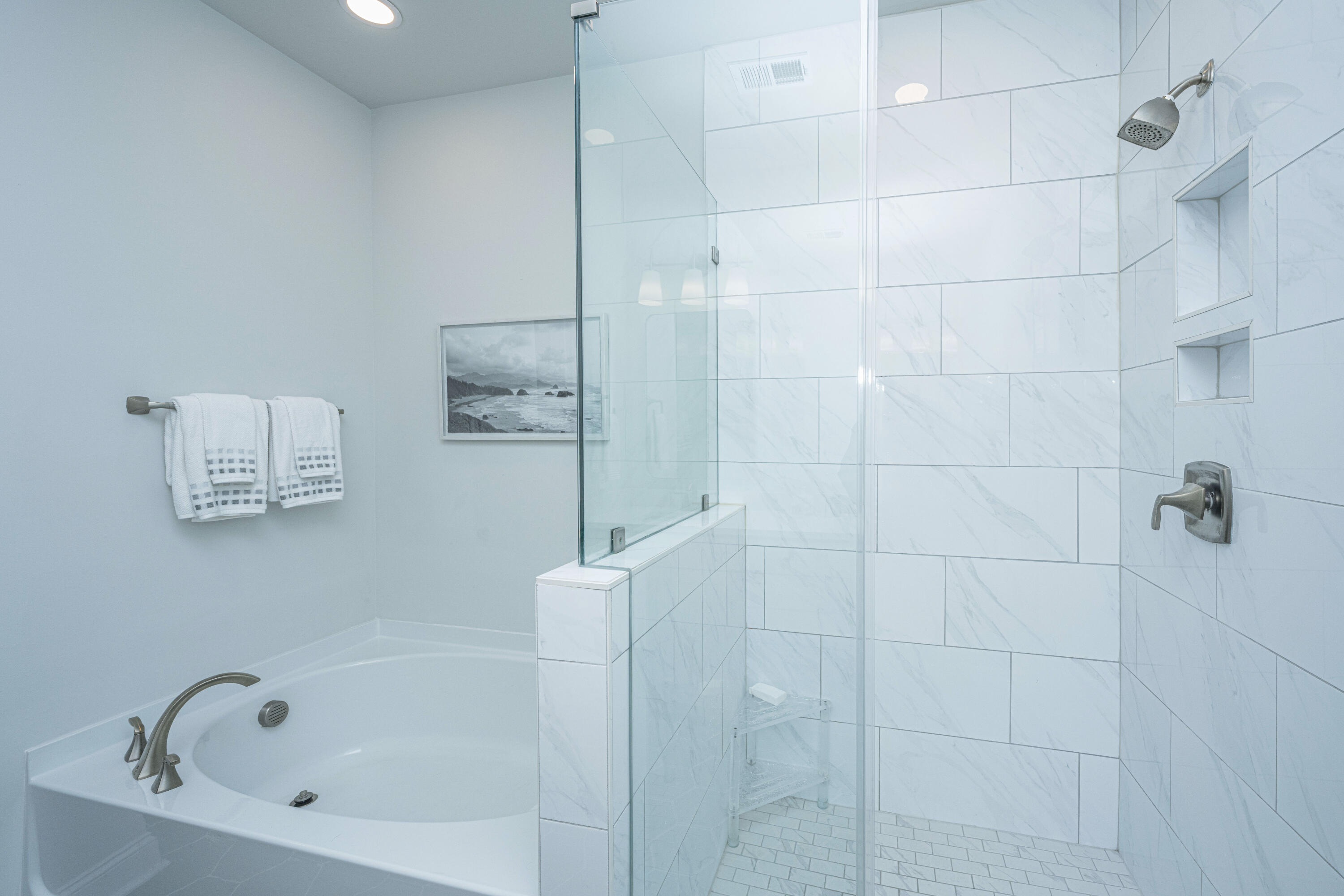 2037 Bullyard Sound Way Awendaw, SC 29429 - Photo 22 of 46 Primary Bath Shower and Soaking Tub