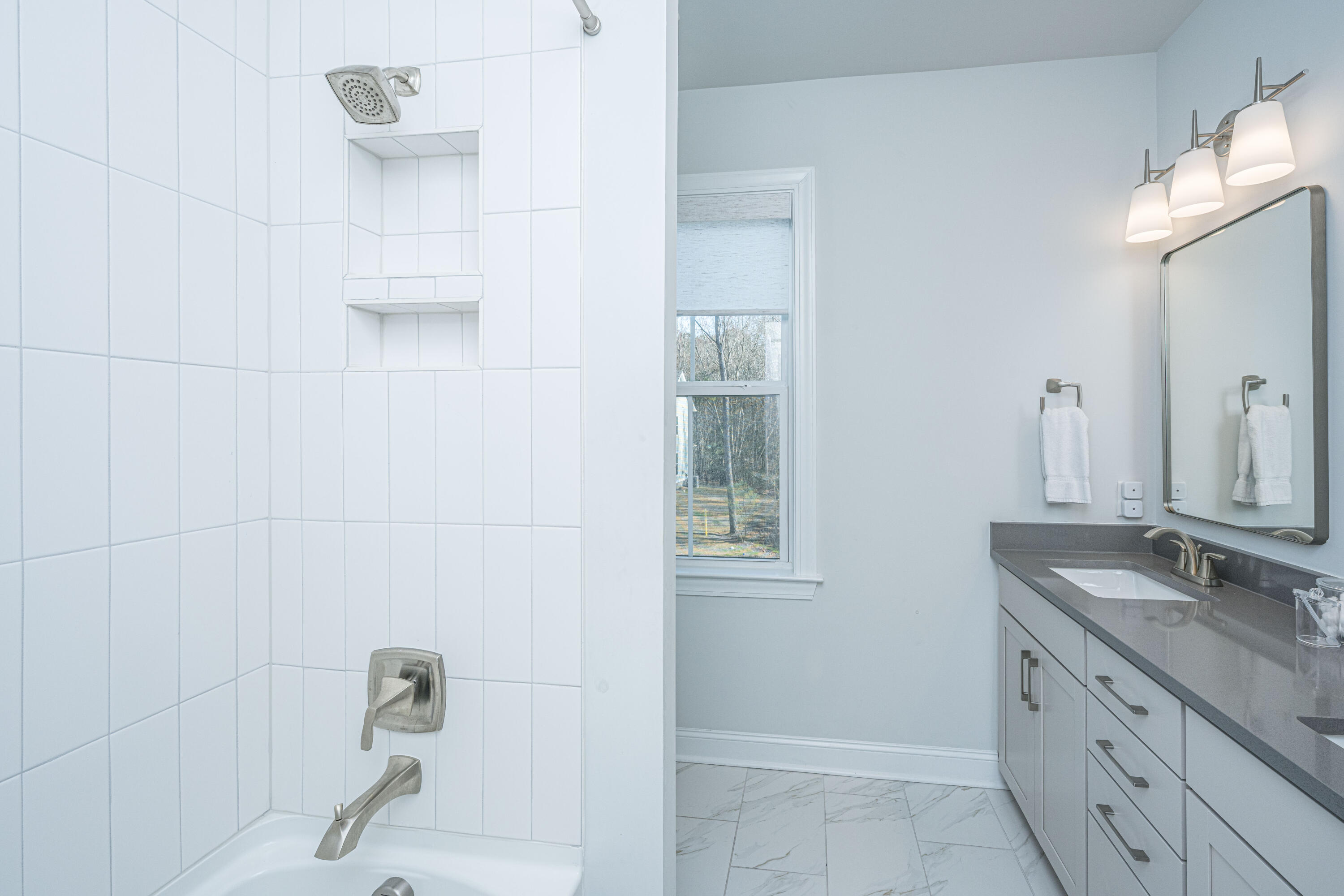 2037 Bullyard Sound Way Awendaw, SC 29429 - Photo 29 of 46 2nd Floor Full Hall Bath w/Tub/Shower