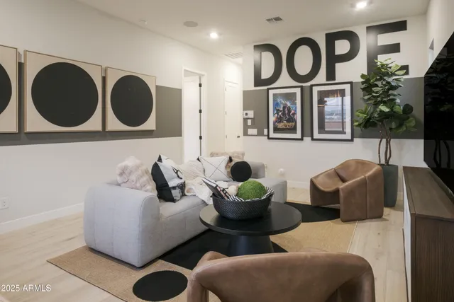 a view of outdoor space with garden